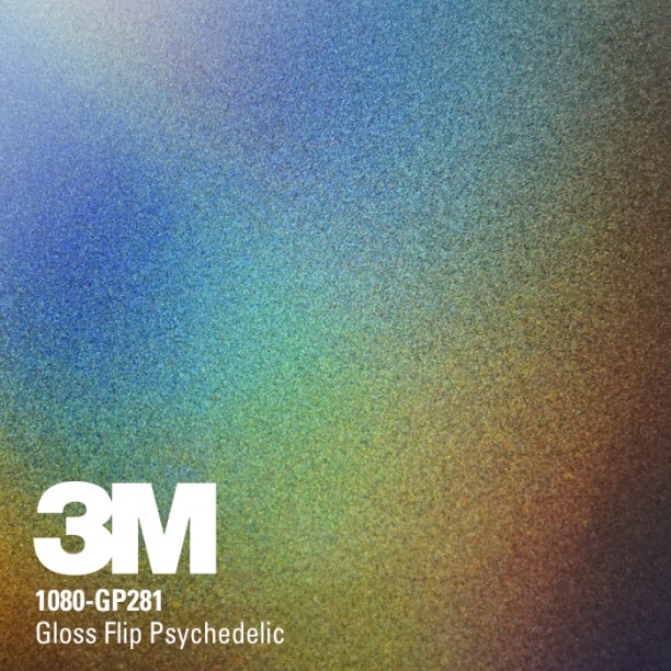 3M 1080 Gloss Flip Psychedelic (Silver Prismatic Rainbow Effect) (GP281)