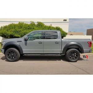 Ford f150 wrapped in Gloss Dark Grey vinyl