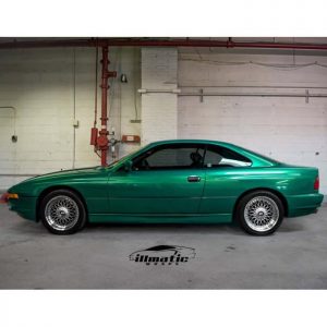 BMW wrapped in 1080 Gloss Green Envy vinyl