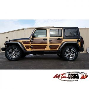 Jeep wrapped in custom printed Orafol 3951 vinyl