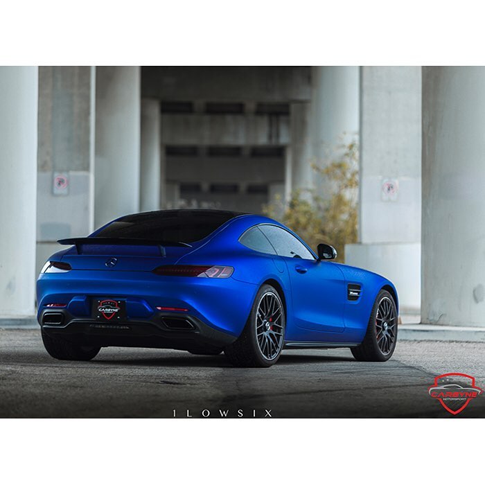 Mercedes Benz Wrapped In Avery Sw Matte Brilliant Blue Metallic Vinyl