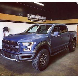 Ford wrapped in 1080 Matte Indigo vinyl