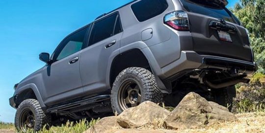 Toyota wrapped in Avery SW Matte Charcoal Metallic vinyl