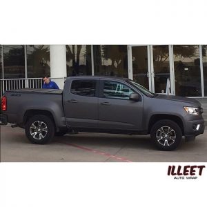 Chevrolet wrapped in Avery SW Matte Charcoal Metallic vinyl