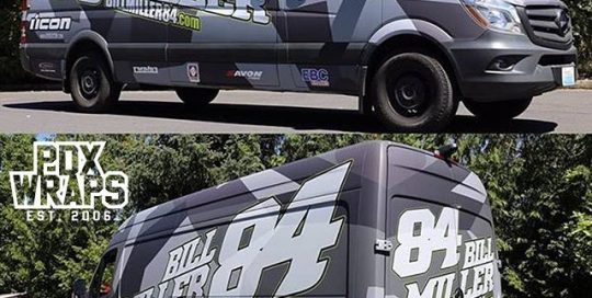 Mercedes Benz wrapped in custom printed 3M IJ180Cv3 & 8915 vinyl