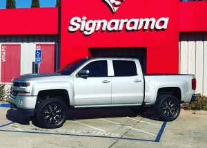 Chevrolet wrapped in 1080 Satin White Aluminum vinyl