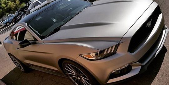 Ford wrapped in 1080 Matte Gray Aluminum vinyl