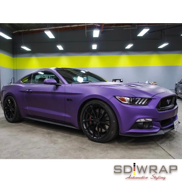 Ford wrapped in Avery SW Matte Purple Metallic vinyl Ford wrapped in Avery SW Matte Purple Metallic vinyl
