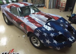 Chevrolet wrapped in custom printed Avery MPI 1005 vinyl