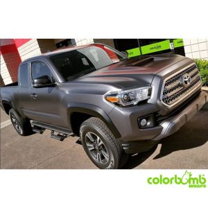 Toyota wrapped in 3M 1080 Matte Dark Grey vinyl