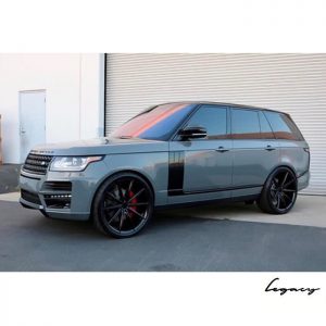 Range Rover wrapped in Avery SW Gloss Dark Grey vinyl