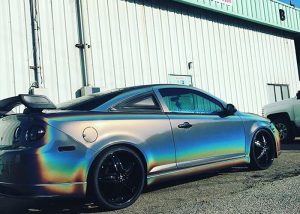 Chevrolet wrapped in ColorFlip Gloss Psychedelic shade shifting vinyl