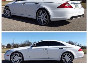 Mercedes Benz wrapped in Avery SW900-102 Matte White