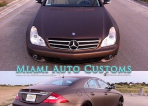 Mercedes Benz wrapped in 3M 1080-M209 Matte Brown Metallic