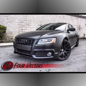 Audi wrapped in 3M 1080-S12 Satin Black