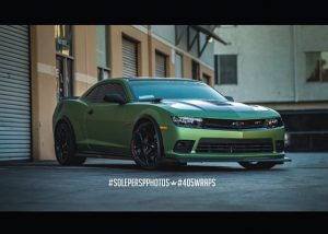 Chevrolet wrapped in Avery SW900-768M Matte Green Metallic