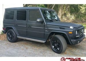 Mercedes Benz wrapped in Avery SW900-180 Matte Black