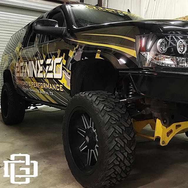 Chevrolet wrapped in custom printed 3M 180Cv3 vinyl