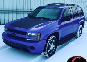 Chevrolet wrapped in Avery SW900-587 Diamond Purple