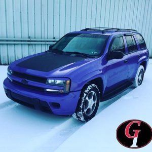 Chevrolet wrapped in Avery SW900-587 Diamond Purple