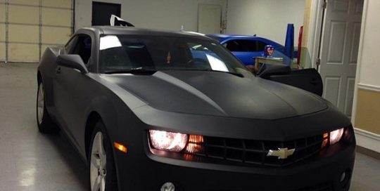 Chevrolet wrapped in 3M 1080-M22 Matte Deep Black