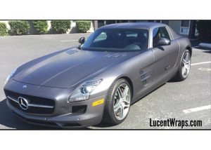 Mercedes Benz wrapped in 3M 1080-M261 Matte Dark Gray