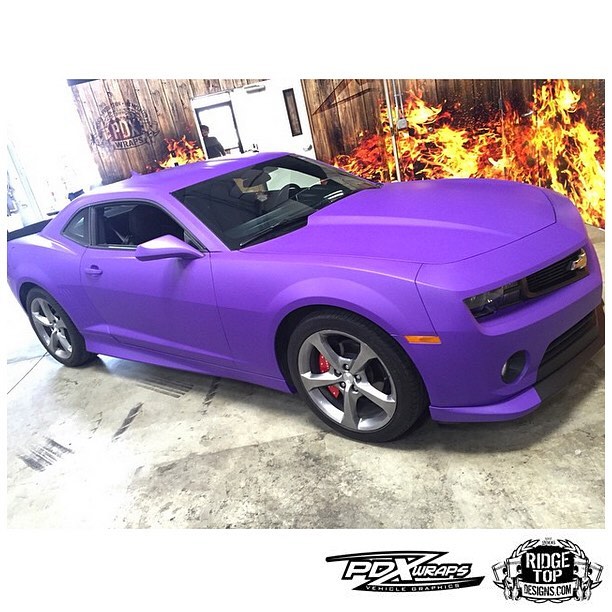 Check out the Chevrolet wrapped in 3M 1080-M38 Matte Royal Purple on our we...