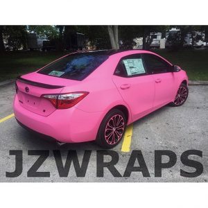 Toyota wrapped in 3M 1080-M103 Matte Pink