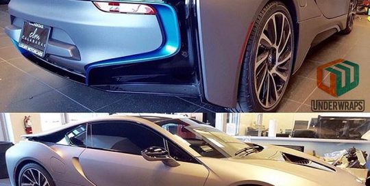 BMW wrapped in Avery SW900-845M Matte Charcoal Metallic