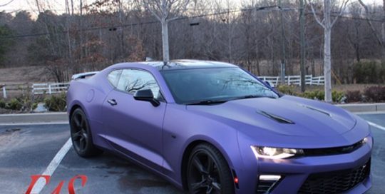 Chevrolet wrapped in Avery SW900-565 Matte Purple Metallic