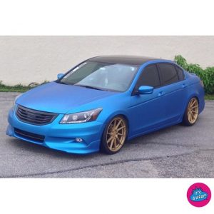 Honda wrapped in 3M 1080-M227 Matte Blue Metallic