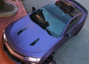 Chevrolet wrapped in Avery SW Matte Purple Metallic vinyl