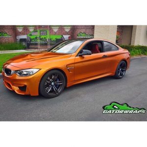 BMW wrapped in 3M 1080-G344 Gloss Liquid Copper