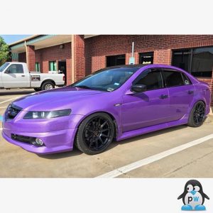 Acura wrapped in Avery SW900-587 Gloss Diamond Purple