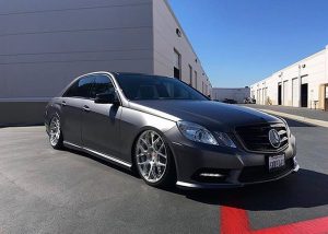 Mercedes Benz wrapped in 3M 1080-S261 Satin Dark Gray