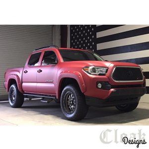 Toyota wrapped in Avery SW900-472M Matte Garnet Metallic