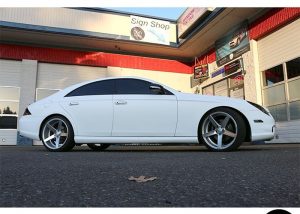 Mercedes Benz wrapped in Avery SW900-102 Matte White