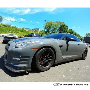 Nissan GTR wrapped in Avery SW900-865 Gloss Dark Grey