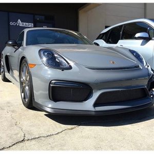Porsche wrapped in Avery SW900-865 Gloss Dark Grey