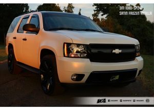 Chevrolet wrapped in 3M 1080-S240 Satin Frozen Vanilla
