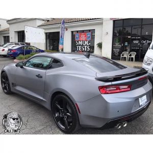 Chevrolet wrapped in Avery SW Brushed Steel vinyl