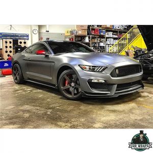 Mustang GT wrapped in 3M 1080-S261 Satin Dark Gray
