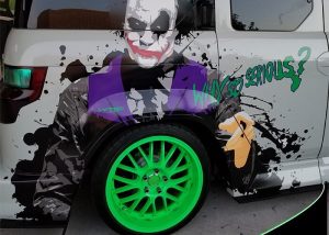 Honda wrapped in custom printed 3M SV480mC vinyl with 8548 Gloss overlaminate
