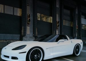 Chevrolet wrapped in Matte White