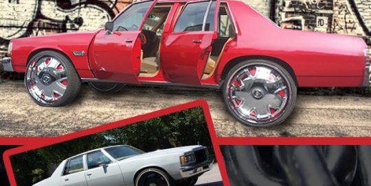Pontiac wrapped in Avery Cherry Red Metallic