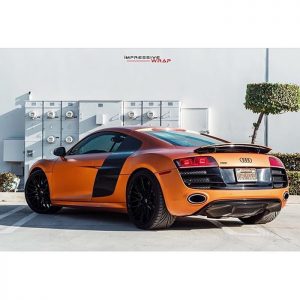 Audi wrapped in Satin Canyon Copper vinyl