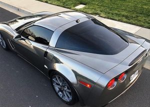 Chevrolet wrapped in Avery SW Black Chrome vinyl