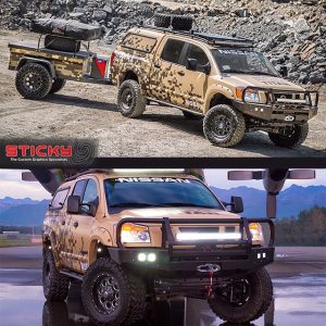 Nissan Titan wrapped in IJ180C vinyl
