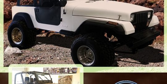 Jeep wrapped in Avery Matte White vinyl