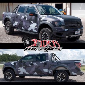 Ford Raptor wrapped in IJ180Cv3 vinyl
